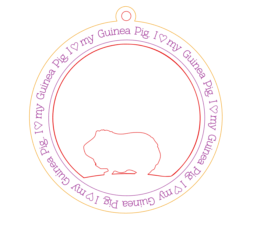Guinea Pig Ornament