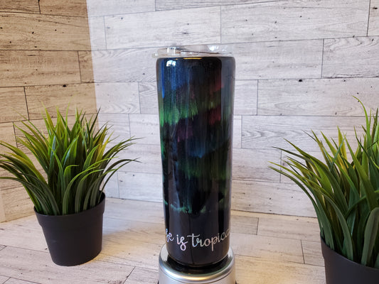 Northern Lights Epoxy Tumbler