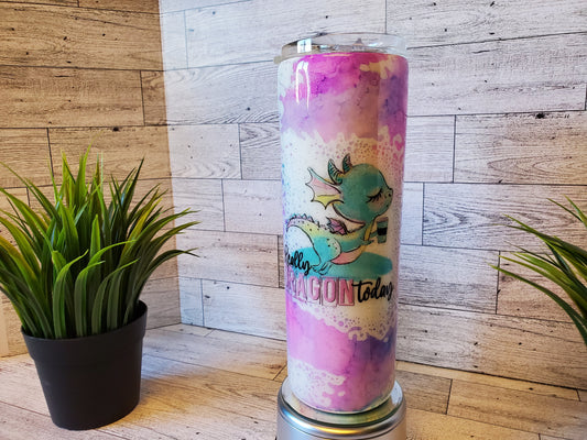 Really Dragon Today Epoxy Tumbler