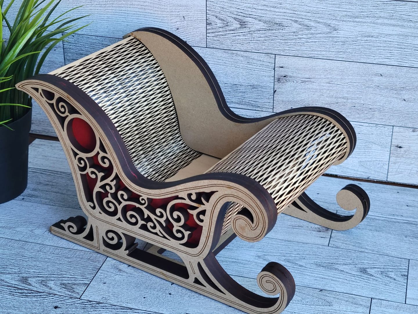 Wooden Sleigh