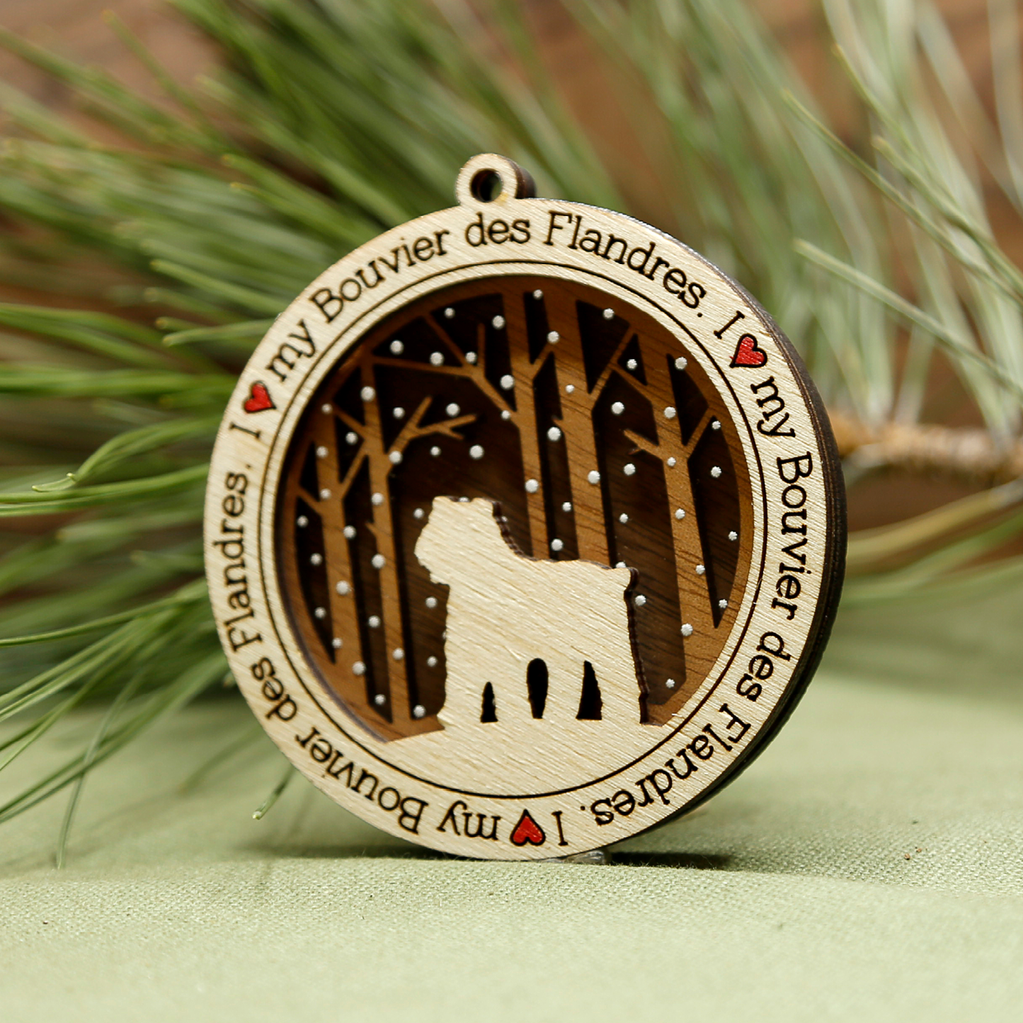 Bouvier des Flandres Ornament