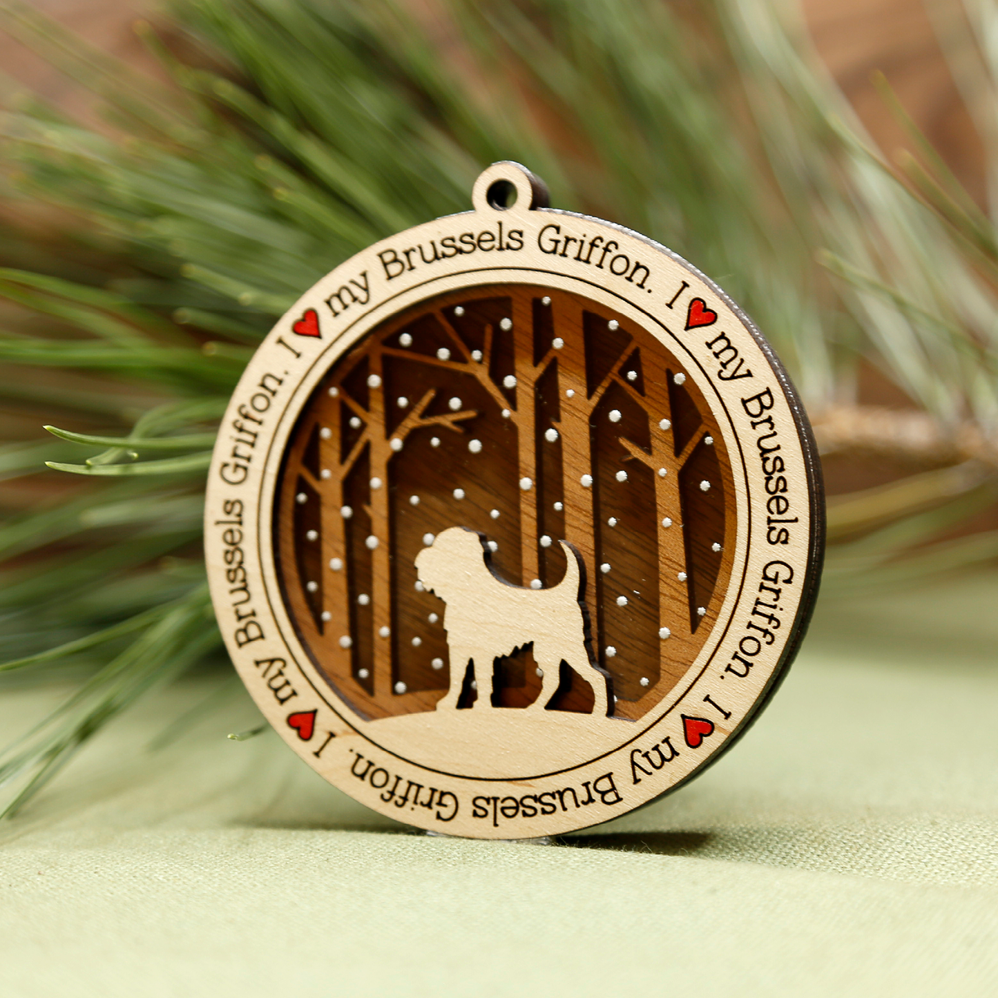 Brussels Griffon Ornament