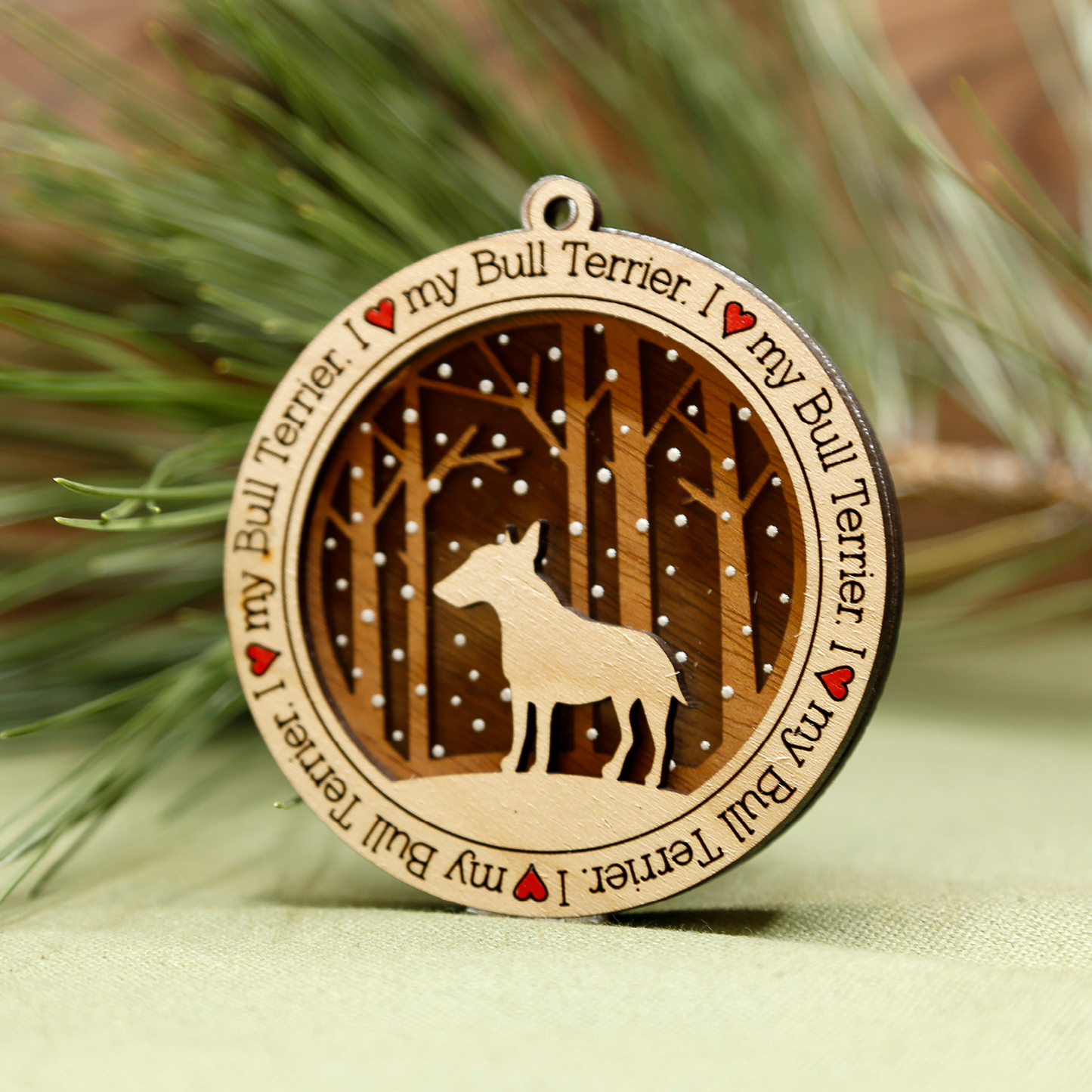 Bull Terrier Ornament