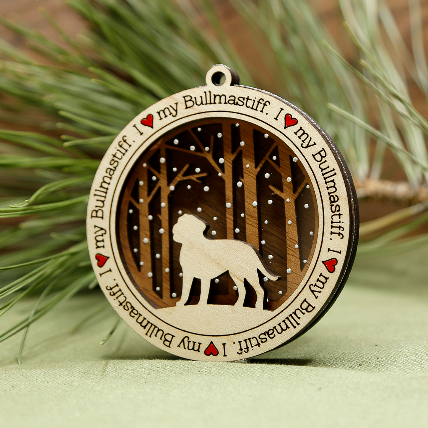 Bullmastiff Ornament