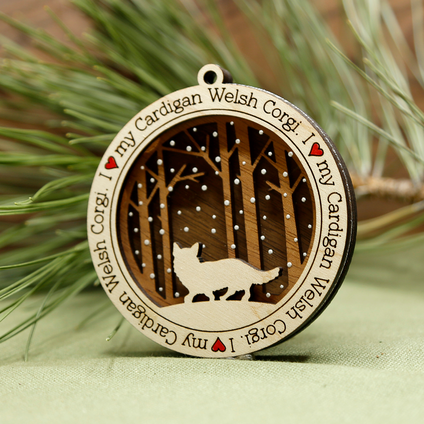 Cardigan Welsh Corgi Ornament