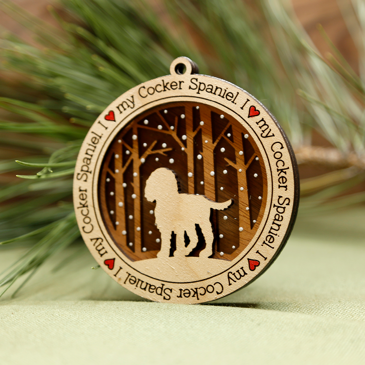 Cocker Spaniel Ornament