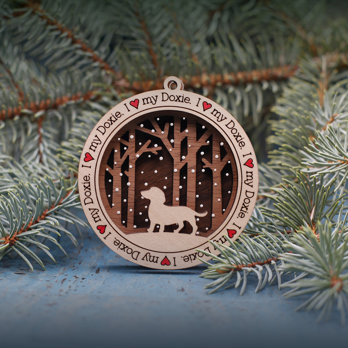Doxie - Shorthair Ornament