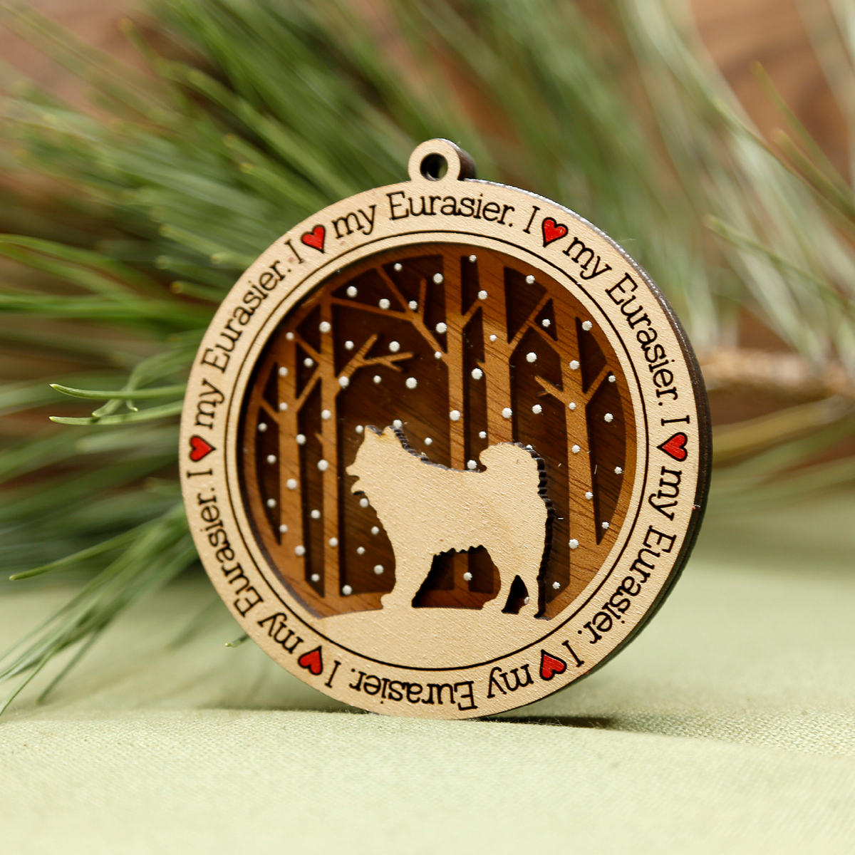 Eurasier Ornament