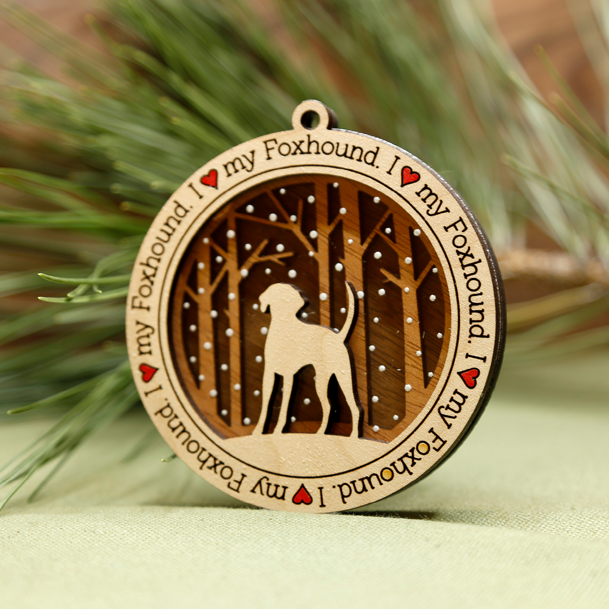 Foxhound Ornament