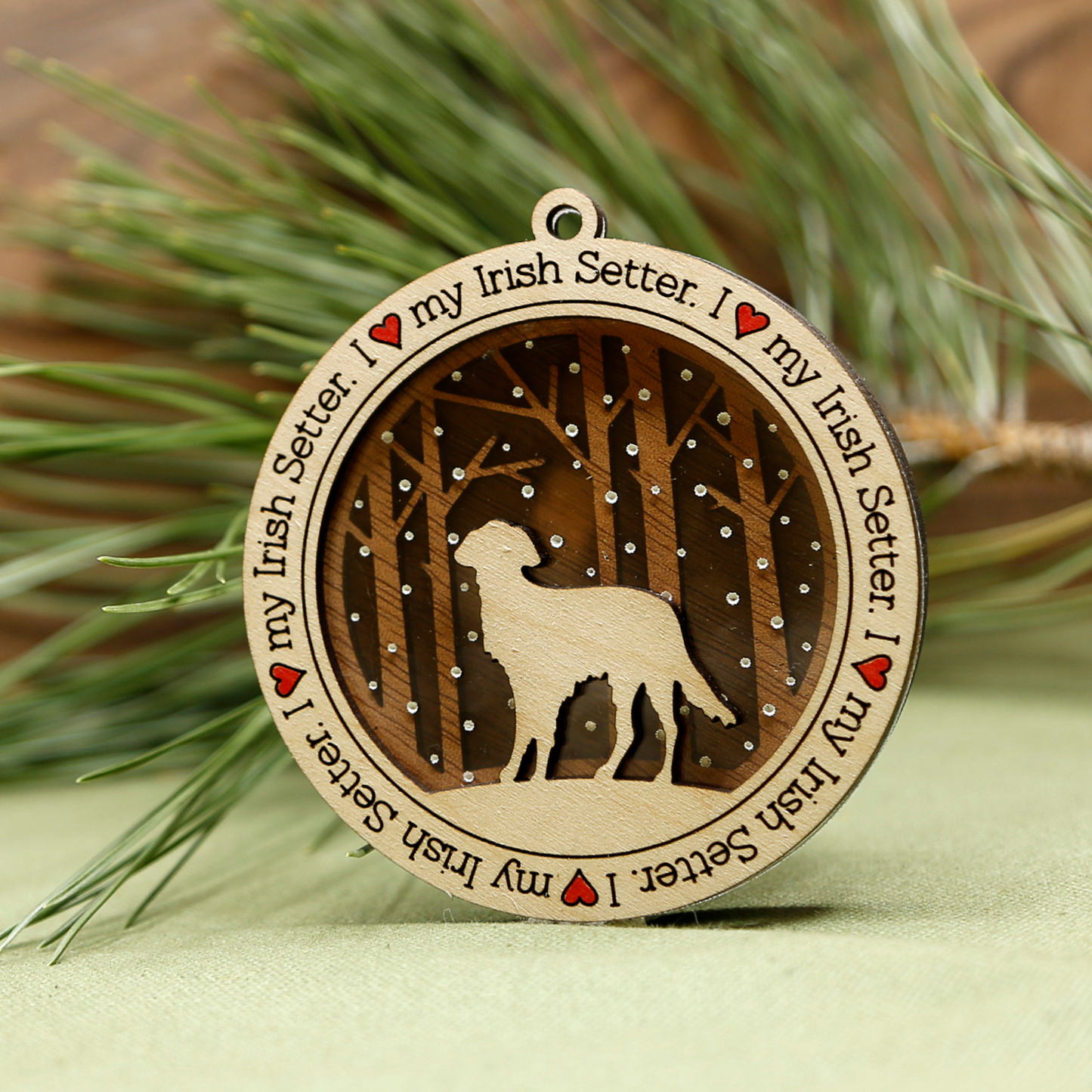 Irish Setter Ornament