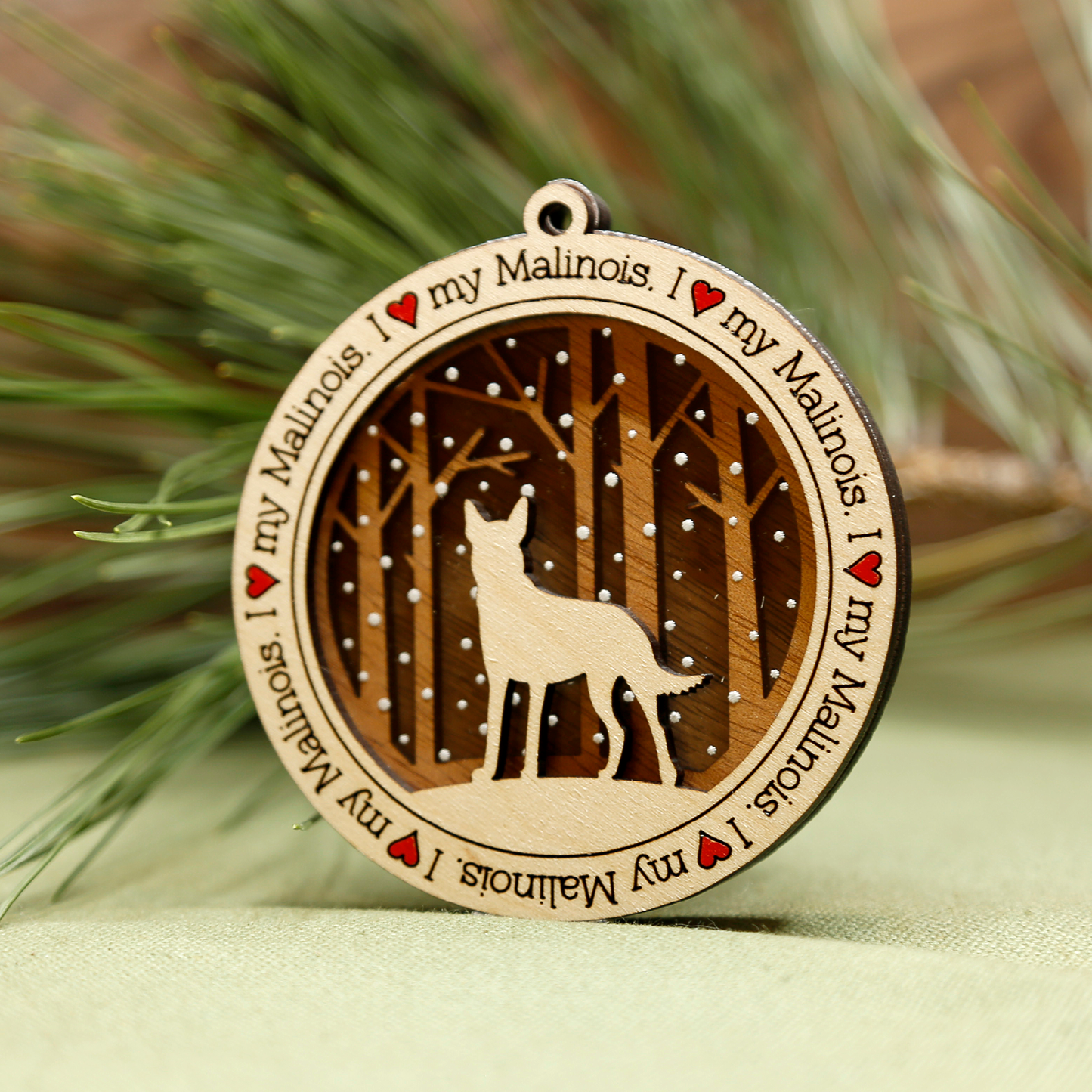 Malinois Ornament