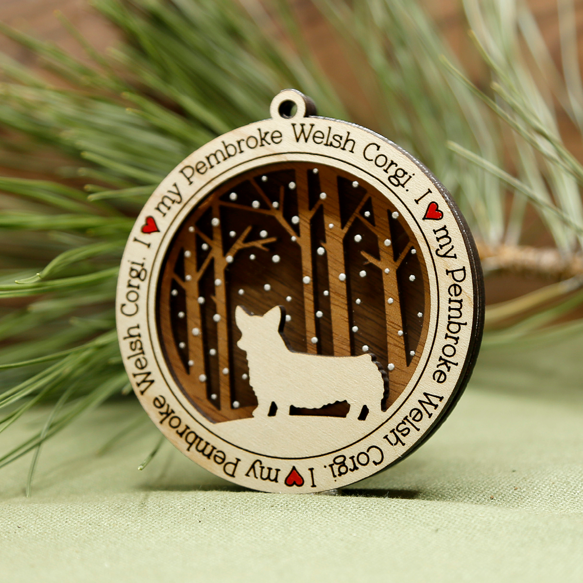 Pembroke Welsh Corgi Ornament