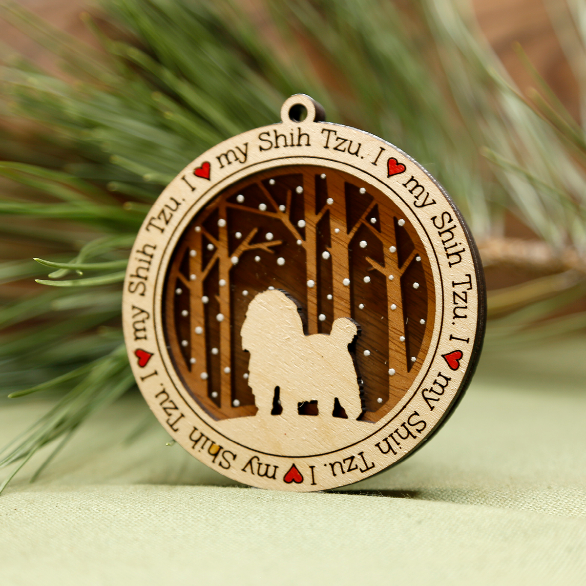 Shih Tzu Ornament