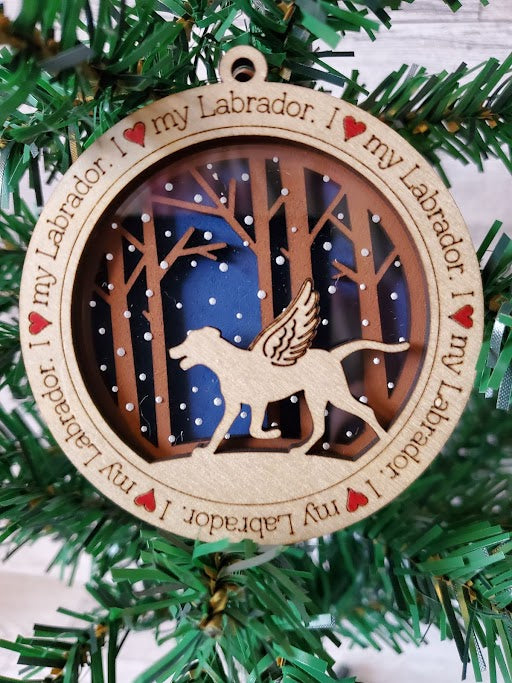 Canine Memorial Ornaments