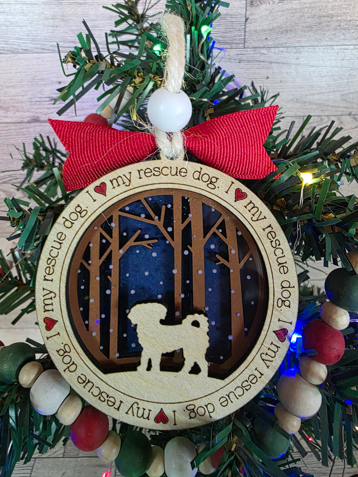Rescue Dog Ornament