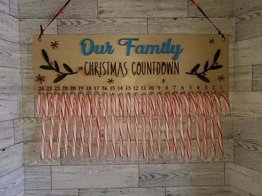 Candy Cane Christmas Countdown
