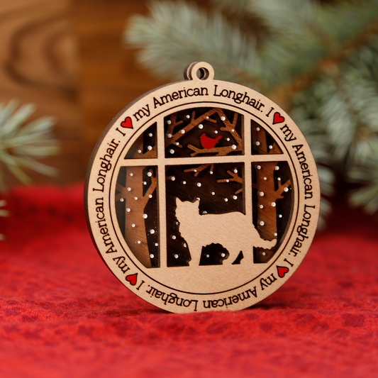 American Longhair Ornament