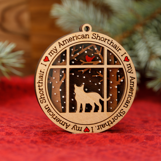 American Shorthair Ornament