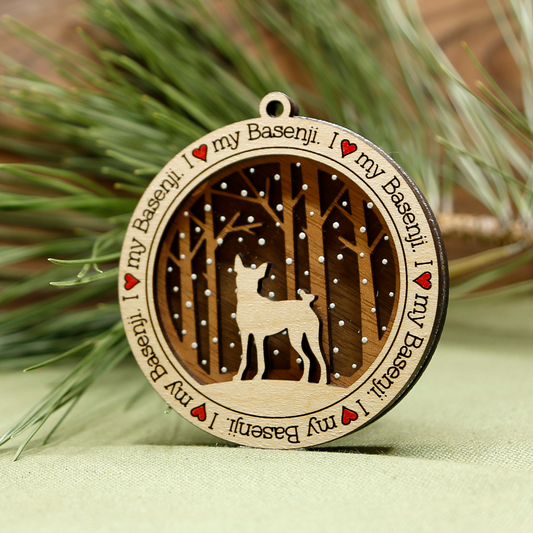Basenji Ornament