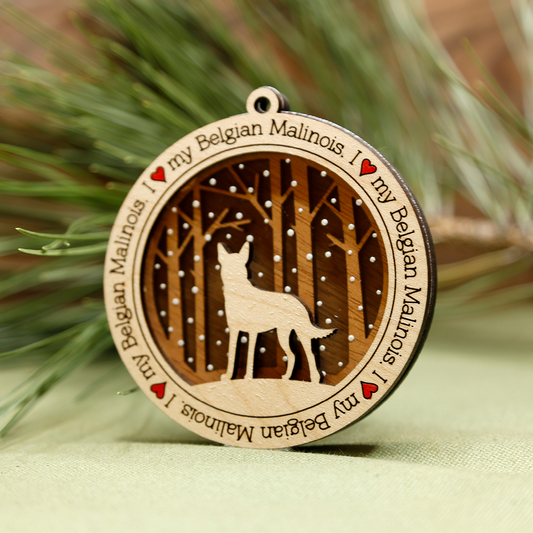 Belgian Malinois Ornament