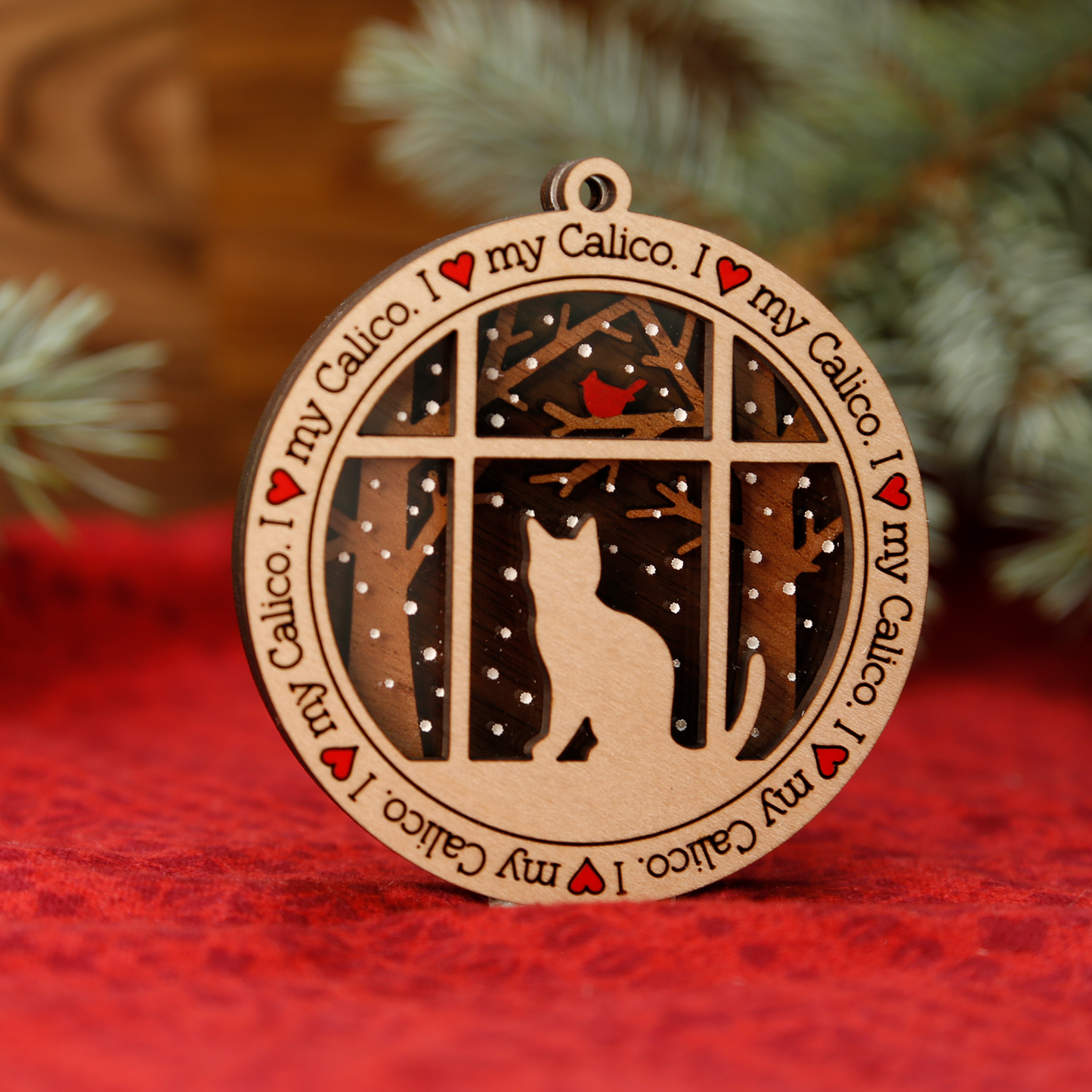 Calico Ornament