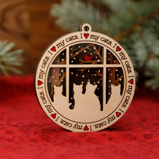 Four Cats Ornament