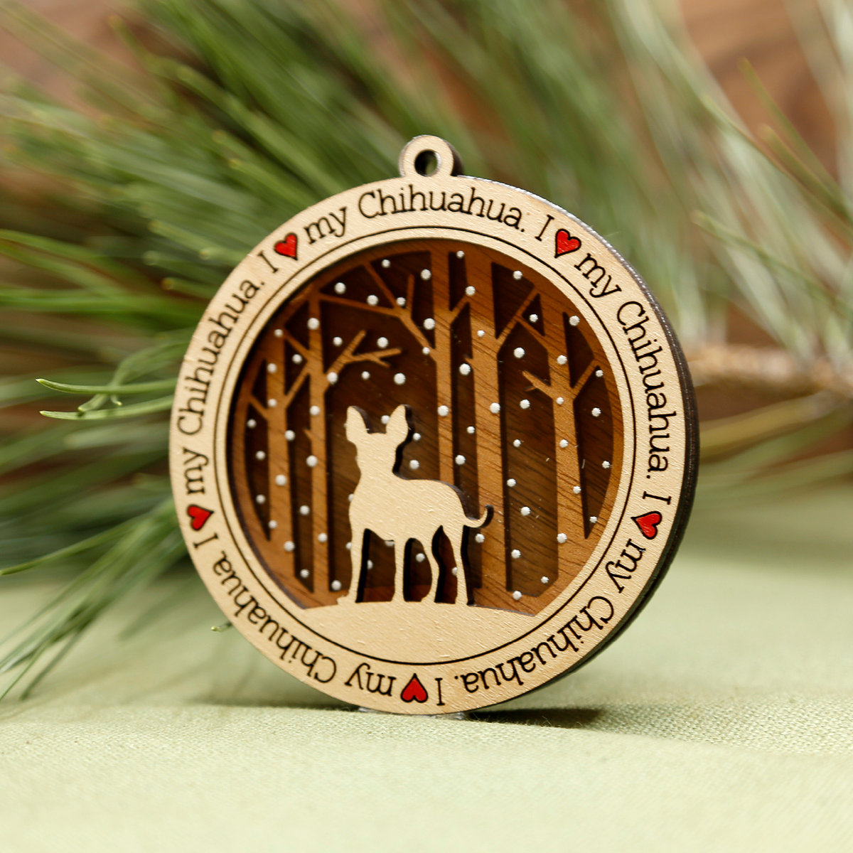Chihuahua Ornament