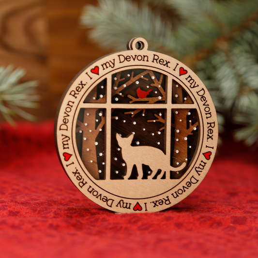 Devon Rex Ornament