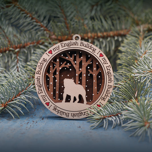 English Bulldog - Version 2 Ornament