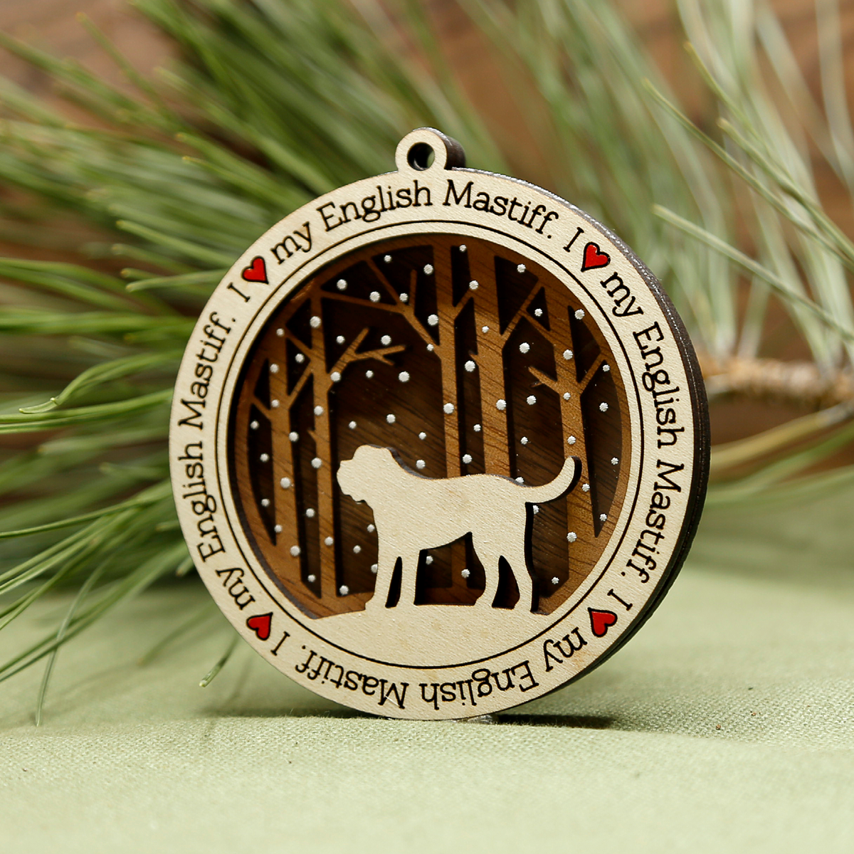 English Mastiff Ornament