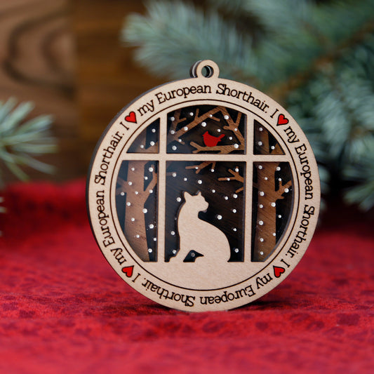 European Shorthair Ornament