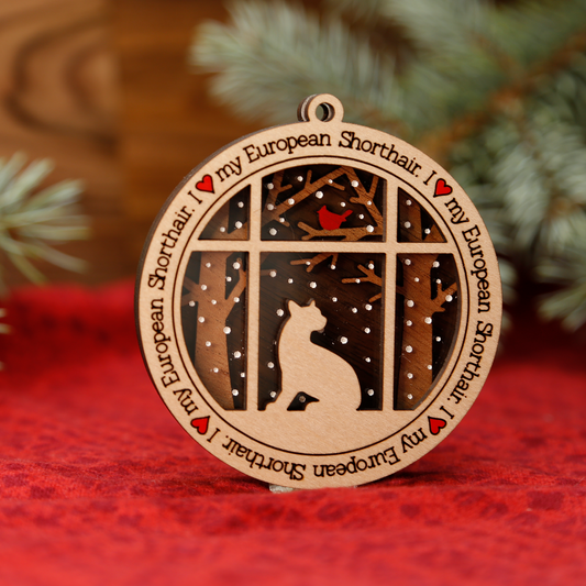 European Shorthair Ornament