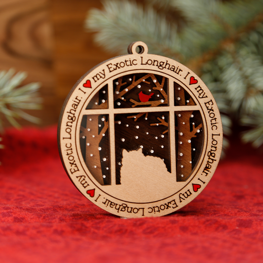 Exotic Longhair Ornament