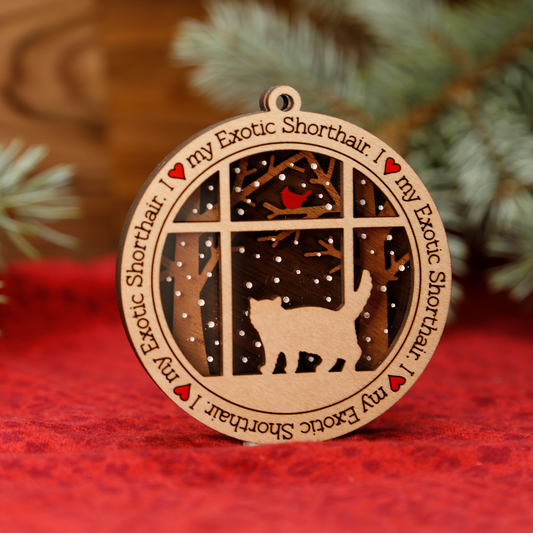 Exotic Shorthair Ornament