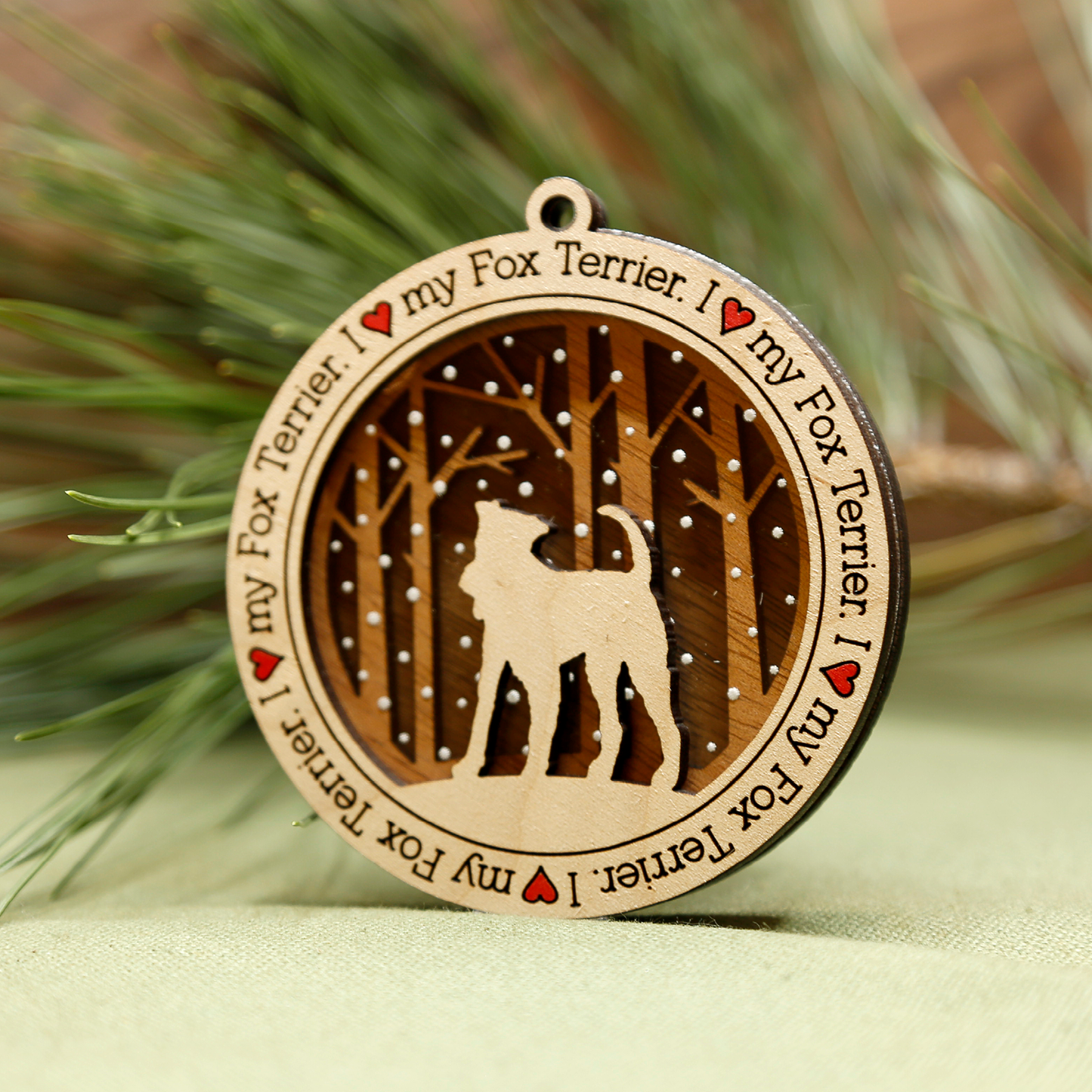 Fox Terrier Ornament
