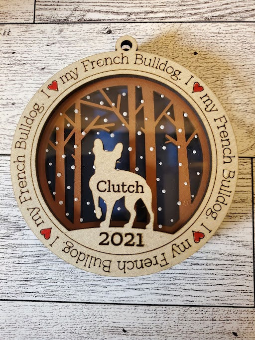French Bulldog Ornament