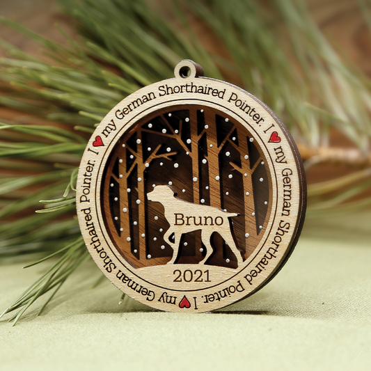 German Shorthaired Pointer Ornament