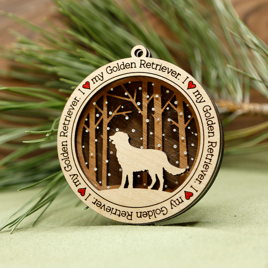 Golden Retriever Ornament