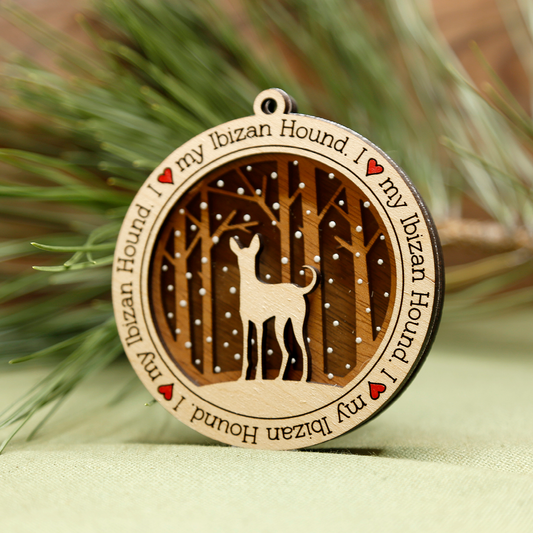 Ibizan Hound Ornament