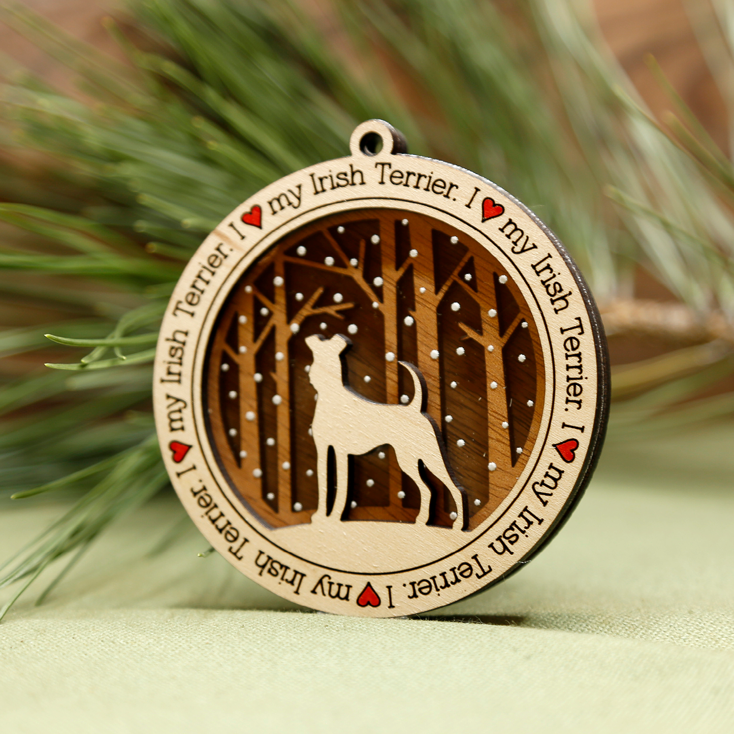 Irish Terrier Ornament