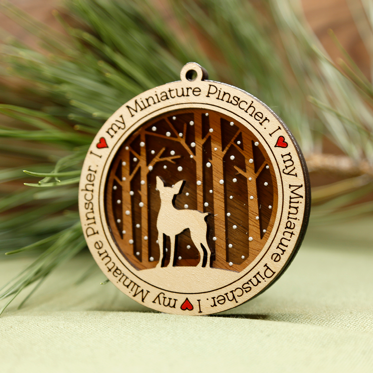 Miniature Pinscher Ornament