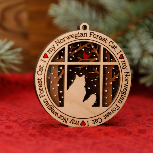 Norwegian Forest Cat Ornament