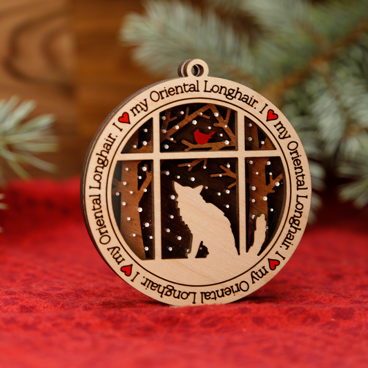 Oriental Longhair Ornament