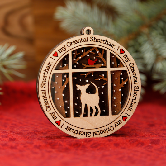 Oriental Shorthair Ornament