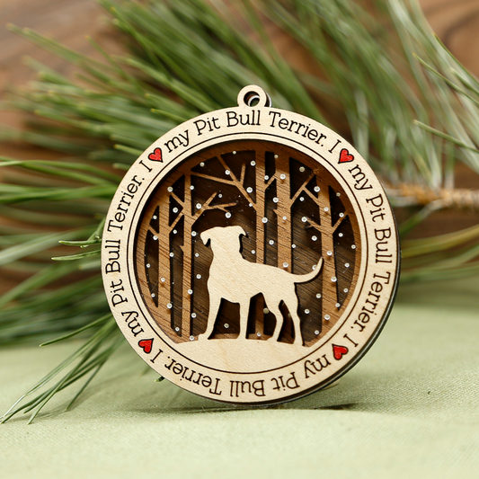 Pit Bull Terrier Ornament