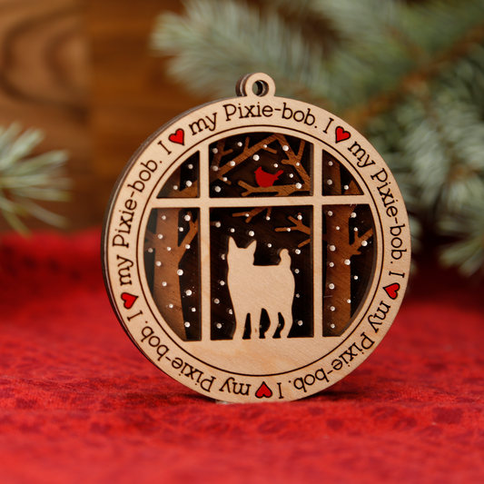 Pixie-bob Ornament