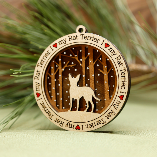 Rat Terrier Ornament