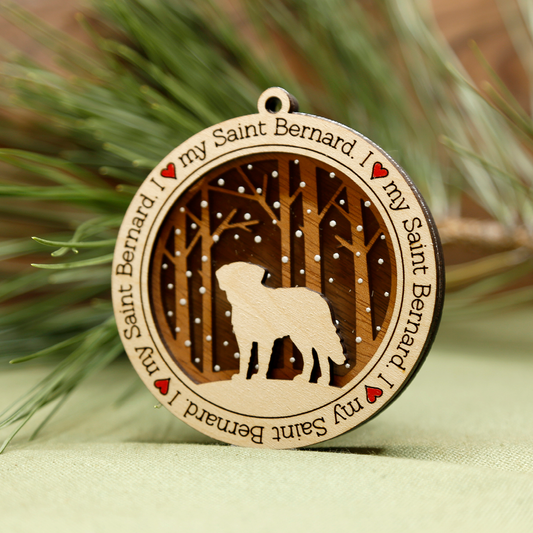 Saint Bernard Ornament