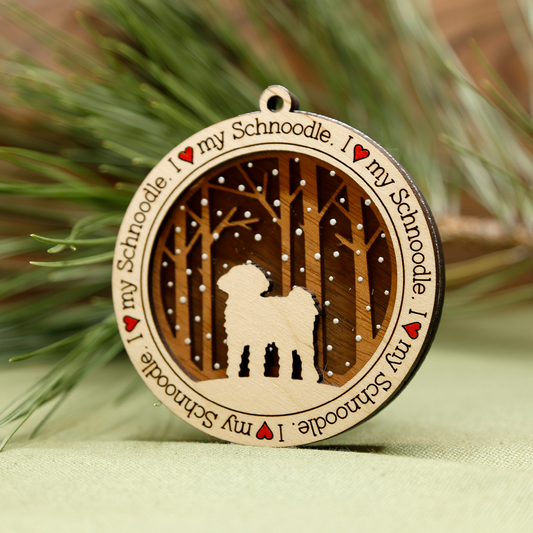 Schnoodle Ornament