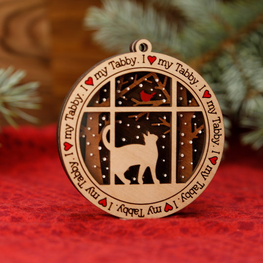 Tabby 2 Ornament